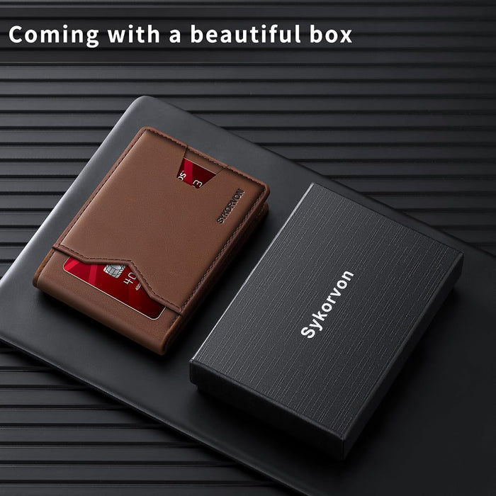 Sleek Bifold — Minimalist Leather Wallet